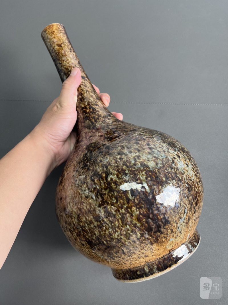 清乾隆 仿古玉釉大胆瓶 - 图6